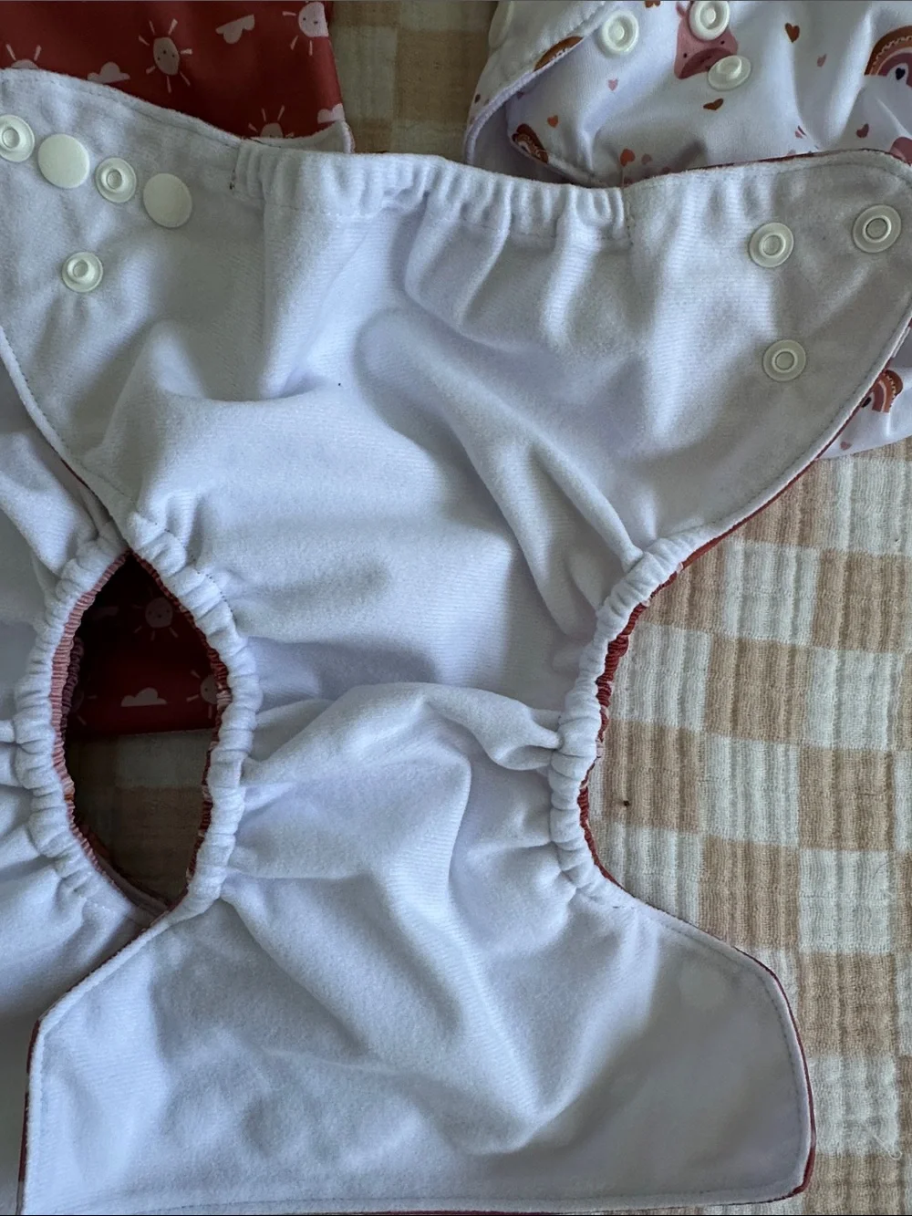 Babygoal Baby’Waterproof Wet Bag and Reusable Cloth Diaper Set of 6